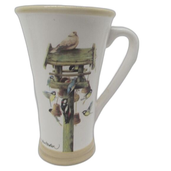Marjolein Bastin Tall Latte Mug Natures Sketchbook Bird House Feeder Mug - Picture 8 of 8